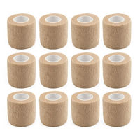 Vente en gros OEM : Bande cohésive auto-adhésive de 2 pouces pour la protection des pattes des chiens et des chats, bandage vétérinaire élastique