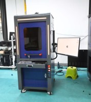 Machine de marquage laser à fibre 3D de type portique 500*500 pour marquage sur aluminium oxydé, puissance 20-60W, compatible DXF/AI/DWG/DST