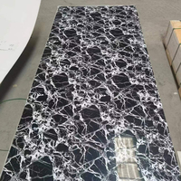 Panneau mural en PVC marbré imperméable, résistant à l'humidité et aux UV pour la décoration intérieure d'hôtel, design moderne, écologique, ignifuge 5