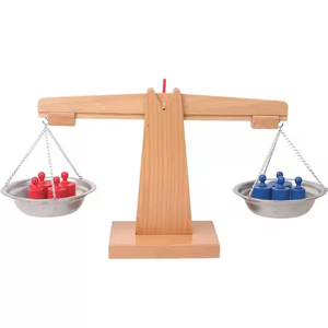 Bằng gỗ Cân bằng Quy mô cân nặng Kit giáo dục đồ chơi cho hỗ trợ giảng dạy - Product Image 1