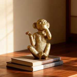 Vif <span class=keywords><strong>sagesse</strong></span> trois singes sages figurine en résine ensemble décoration pour <span class=keywords><strong>la</strong></span> maison artisanat <span class=keywords><strong>de</strong></span> table décor à <span class=keywords><strong>la</strong></span> maison accessoires décoratifs pour <span class=keywords><strong>la</strong></span> maison - Product Image 5