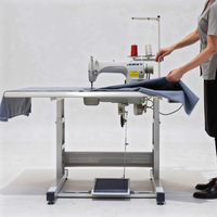 Machine à coudre industrielle JUKKY 8700, haute vitesse, point noué, électronique, manuelle, pour vêtements et cuir