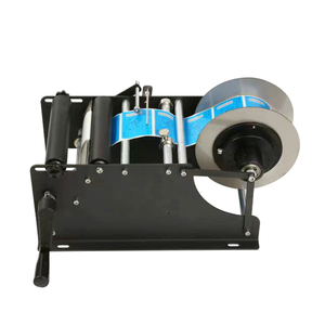 Nouvelle étiqueteuse manuelle pour bouteilles rondes SPK, portable, petite, de bureau, semi-automatique, emballage en bois pour l'industrie alimentaire, 220V - Product Image 2