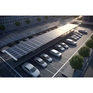 Good Quality Panel Carport Solar Powered Carport System Mounting Bracket Carport Solar Mounting Bracket
