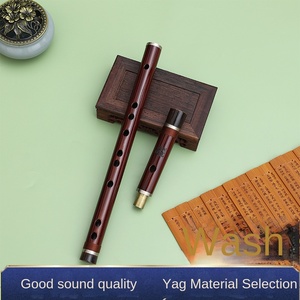 Profesional mujer principiante Piccolo pequeño cañón de acero Pastor niño tocando estilo antiguo <span class=keywords><strong>flauta</strong></span> de Jade <span class=keywords><strong>flauta</strong></span> de bambú amargo - Product Image 3