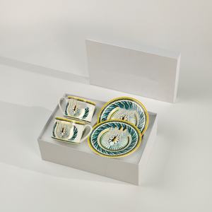 Ensemble de tasses en céramique peintes à la main de la série Star, quatre pièces, pour le thé noir, le café, le thé de l'après-midi, esthétique élevée, pour cadeau - Product Image 2