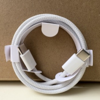 Cable de Carga Rápida USB-C a USB-C de 60W con Trenzado de Nailon para iPhone 17, 16, 15 Pro Max, para APPLE