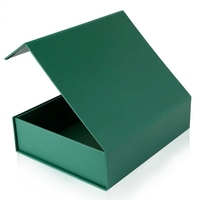 Caja De Cart Regalo Geschenk Produit magnétique de luxe Impression de papier d'emballage de mariage avec aimant Logo personnalisé Boîte cadeau vert olive