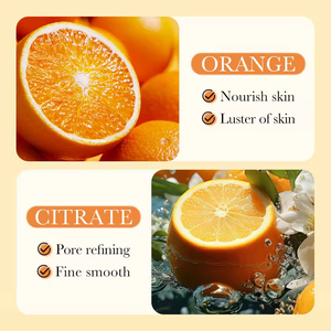 Gel douche parfumé exfoliant et hydratant pour le corps, enrichi en vitamine C, blanchissant et nourrissant, marque propre. - Product Image 3