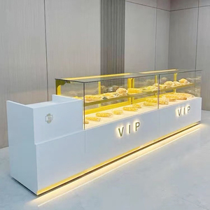 <span class=keywords><strong>Vitrine</strong></span> de présentation sur mesure pour boulangerie, pâtisserie, café, chocolaterie, <span class=keywords><strong>comptoir</strong></span> de présentation de gâteaux de haute qualité - Product Image 6