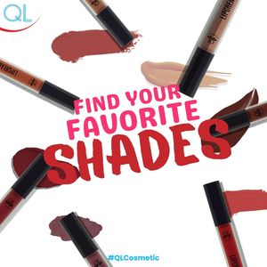 QL Lip Cream Matte ofrece un color de labios suave, con extractos de hierbas y certificado halal, en un tamaño regular, que ofrece un acabado mate vibrante. - Product Image 2