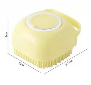 Wholesale <b>Silicone</b> Dog Cat Bath Clean Grooming Brush Self Cleaning Portable Pet Grooming Shower Shampoo Combs <b>Tools</b> - Product Image 5