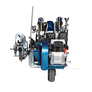 Equipo de Marcado Vial con Pintura Fría sin Aire de la <span class=keywords><strong>Mejor</strong></span> Calidad, Bomba Doble, Cuatro Pistolas de Pulverización, Sistema Láser - Product Image 4