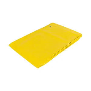 Scatola di 4 unità 3X5 m tela di polietilene giallo 110G-m2 telone PRETUL - Product Image 1