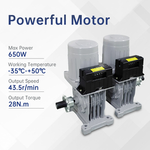 Yüksek kalite özelleştirilmiş genişletilebilir katlanabilir kapı elektrikli otomatik geri çekilebilir uzatma ana kapı - Product Image 3