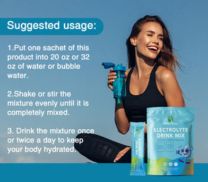 winstown Say goodbye to fatigue electrolyte sachets electrolyte <b>drink</b> Contains multiple vitamins sugar free electrolytes - Product Image 2