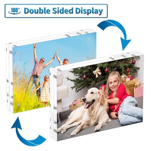 Factory Wholesale Custom Acrylic Family Photo <b>Frame</b> Clear Desktop Free Standing Decorative Acrylic <b>Magnetic</b> <b>Picture</b> <b>Frame</b> - Product Image 5