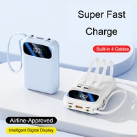 Promo Grosir Power Bank Mini Portabel 20000mAh Pengisian Cepat Li-Polymer 22.5W Output Tipe-C USB Ganda Logo Dapat Disesuaikan