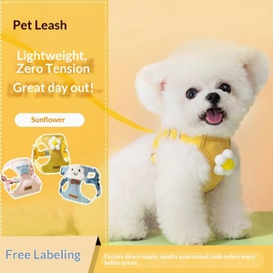 <span class=keywords><strong>Gilet</strong></span> de traction en polyester léger et confortable pour chiot, laisse pour chien pour petits chiens - Product Image 3