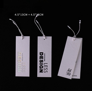 ป้ายห้อยสินค้าแบบนูน ปรับแต่งได้ตามต้องการ ผลิตจากกระดาษพิเศษ ออกแบบโลโก้สำหรับเสื้อผ้า รองเท้า กระเป๋า ป้ายแขวนที่เป็นมิตรต่อสิ่งแวดล้อม - Product Image 4