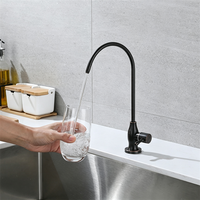 Robinet de cuisine en acier inoxydable 304 avec filtre à eau, mitigeur monocommande en laiton, design américain moderne à poser sur comptoir