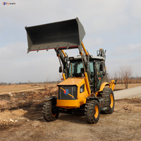 Yaweh 388 Backhoe Loader kualitas baik dengan produsen Wheel loader kustomisasi di Tiongkok