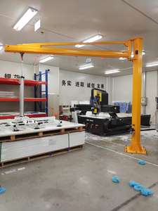 เครนจิ๊บแบบเคลื่อนย้ายได้ 360 องศา ขนาดเล็ก รับน้ำหนัก 0.5-3 ตัน สำหรับงานก่อสร้างในโรงงาน รับประกัน 1 ปี พร้อมมอเตอร์และส่วนประกอบหลัก คุณภาพเยี่ยม - Product Image 5