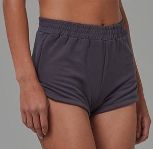 Summer Custom High Quality Breathable Eco-Friendly Polyester/Cotton Hot Elastic Mid Waist Casual Women's Sports Gym Yoga <b>Shorts</b> - Product Image 2
