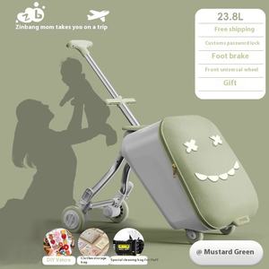 Sports de plein air et divertissements Valise à roulettes pour bébés garçons et filles Montable Paresseux Marche Valise à bagages - Product Image 6