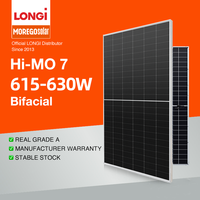 Panneau solaire bifacial à double vitrage Longi Solar Hi-MO7 de type N, 650W, 645W, 640W, 635W, 630W, 625W, 620W, modules photovoltaïques haute performance