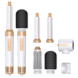 Potente Secador <span class=keywords><strong>de</strong></span> <span class=keywords><strong>Pelo</strong></span> Iónico 7 en 1 con Aire Frío y Caliente, Alisador, <span class=keywords><strong>Rizador</strong></span> y Estilizador <span class=keywords><strong>de</strong></span> <span class=keywords><strong>Pelo</strong></span> sin Cepillo para Diversos Efectos <span class=keywords><strong>de</strong></span> Peinado - Product Image 4