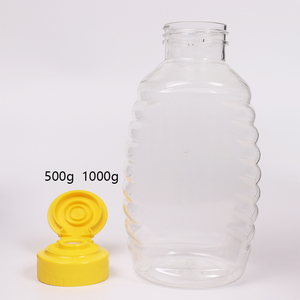 500g Plastic Honey Bottles Plastic Honey Jar Squeeze Bottle For Honey