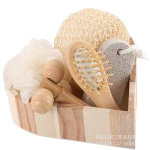 Wooden Storage Rack For Bathroom Supplies <b>Desktop</b> <b>Shelf</b> Eco Friendly Single Layer Bamboo Material - Product Image 1