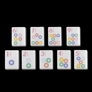 2026 Más Vendido Lujoso Juego de Fichas de Mahjong Americano de Acrílico de 160 Piezas con Tapete, Juego de Mahjong, Regalos de Casino, Entretenimiento - Product Image 3