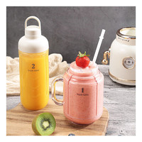 Mélangeur de table rétro 300W Mélangeur électrique pour smoothie Mélangeur de fruits