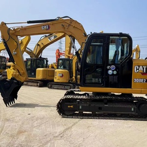 Excavadora de cadenas usada CAT 308E2, excavadora urbana compacta con retroalimentación hidráulica rápida - Product Image 3