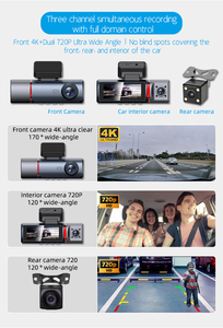 Видеорегистратор 3,16 дюймов, 3 камеры - Product Image 5
