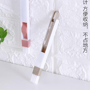 Window Groove Cleaning Brush Nylon Bristles Hanging Loop For Door Window Crevice Cleaning - Product Image 1