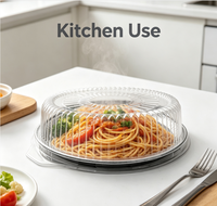Plaques en aluminium de 30 cm, résistantes au four, pour pizza, rondes, pour la cuisine, utilisables pour les aliments chauds et froids
