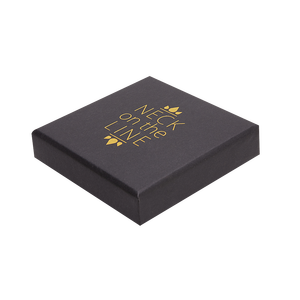 custom printed logo necklace gift packaging box,paper jewelry box