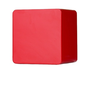 Personalizado 100*100*73mm acabado mate serigrafía cajas de estaño <span class=keywords><strong>galletas</strong></span> personalizado cuadrado rojo <span class=keywords><strong>azul</strong></span> naranja tuerca tarro de almacenamiento - Product Image 4
