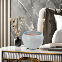 Meilleure vente 150ml électrique USB Ultrasonic Fire Flame Aroma Diffuseurs Huile essentielle Parfumé Ultrasonique Humidificateur d'air