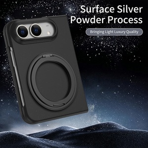 Étui de téléphone magnétique mat de haute qualité pour iPhone Duo avec protection à 360° °   Support de téléphone avec protection d'écran avant, coque rigide antichoc - Product Image 6