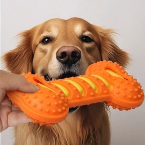 Eco-Friendly Double-Layer <strong>Silicone</strong> <strong>Dog</strong> Chew <strong>Toy</strong> Bite-Resistant Teeth Cleaning Novelty Golden Retriever Self-Pleasure Relief <strong>Toy</strong> - Product Image 6