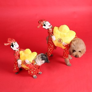 Vêtements pour chiens en forme de citrouille, costume d'automne créatif, tenue de transformation pour chien, style amusant - Product Image 3