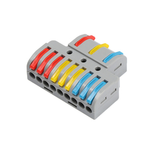 2/3/5/8-Hole <b>Electric</b> Terminal Block Quick <b>Wire</b> Connector Spring Push Terminal Block for Power Application Decorative Wiring - Product Image 3