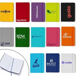 Cuaderno Personalizado de Tapa Dura A5 de Cuero PU con Logotipo Personalizado Impreso en Varios Colores, Duradero, Portátil, con Portaplumas - Product Image 6