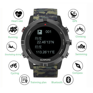 Reloj Deportivo Inteligente Sunroad con GPS, Resistente al Agua, Digital, con Barómetro, Altímetro, Brújula, Monitor de Actividad Física, para Escalar, Reloj de Pulsera para Hombre - Product Image 2