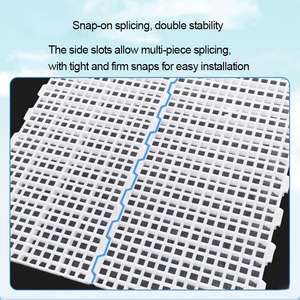 Kümes Hayvanları için Kalınlaştırılmış Plastik Çıtalı Döşeme, Yeniden Kullanılabilir Birbirine Geçen Gübre Sızıntı Önleyici Izgara Levha (Tavuklar, Ördekler, Kazlar, Güvercinler için) - Product Image 3