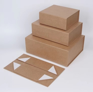 Scatola Regalo Magnetica Pieghevole Quadrata Bianca in Carta per <span class=keywords><strong>Scarpe</strong></span>, Vendita all'Ingrosso - Product Image 5